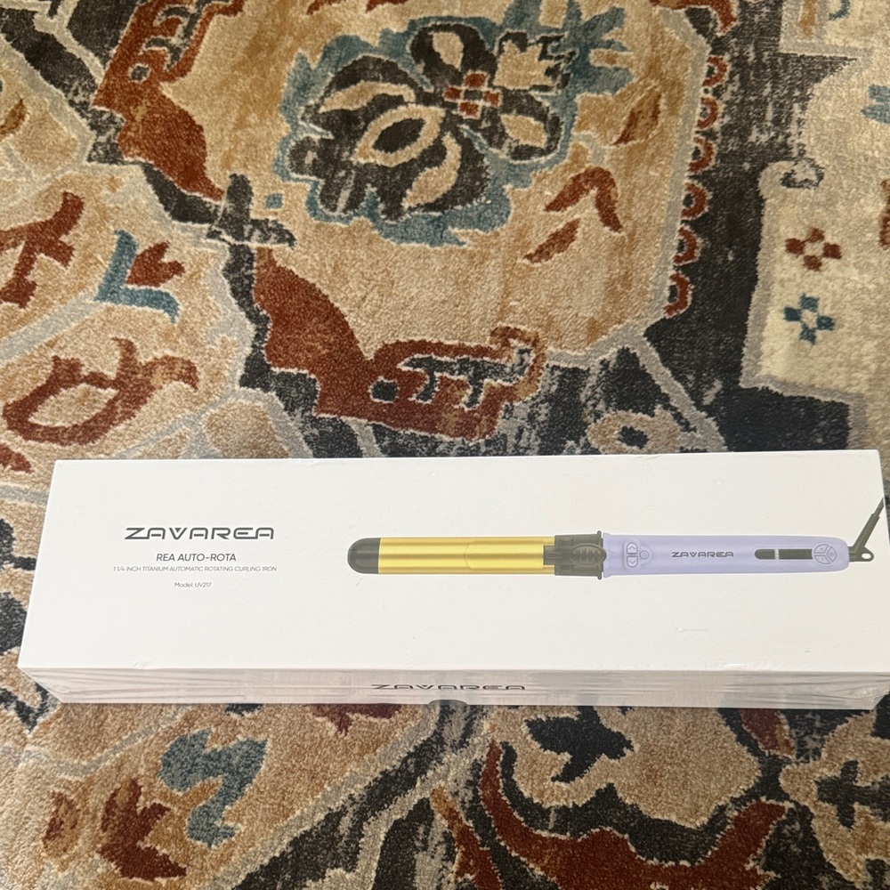 AREA Gold and Purple Hair Curler